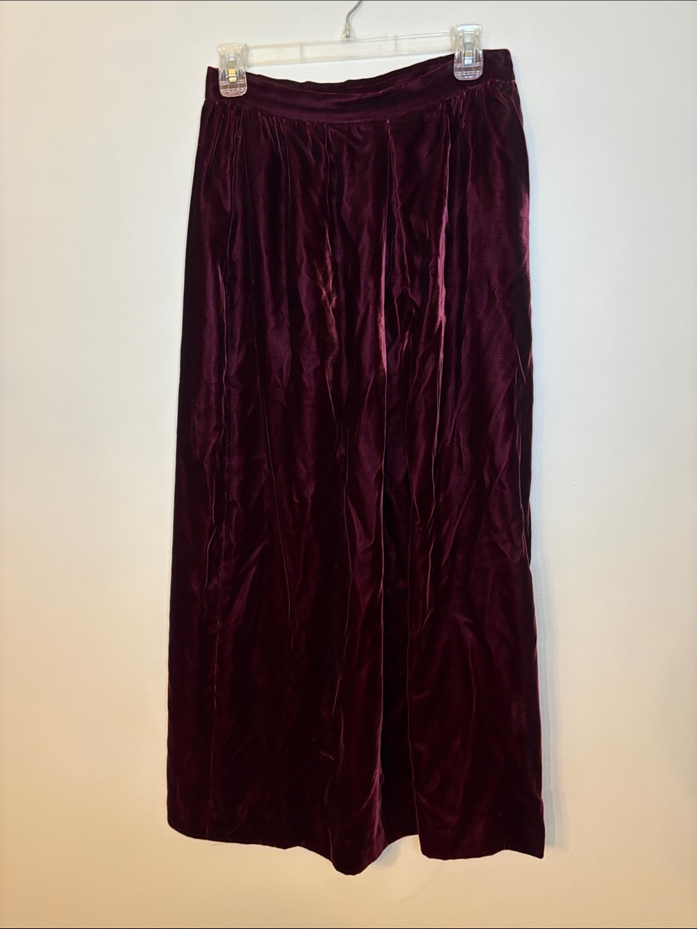 Vintage Cloak of Many Colors Elegant Velvet Maxi Skirt